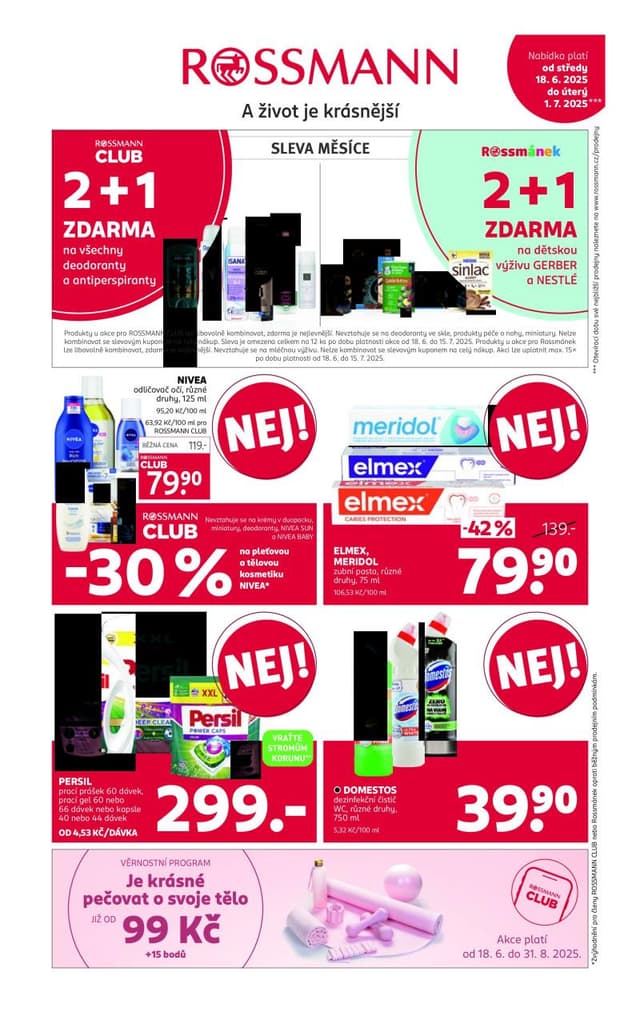 Rossmann drogerie leták 5. - 18.5.